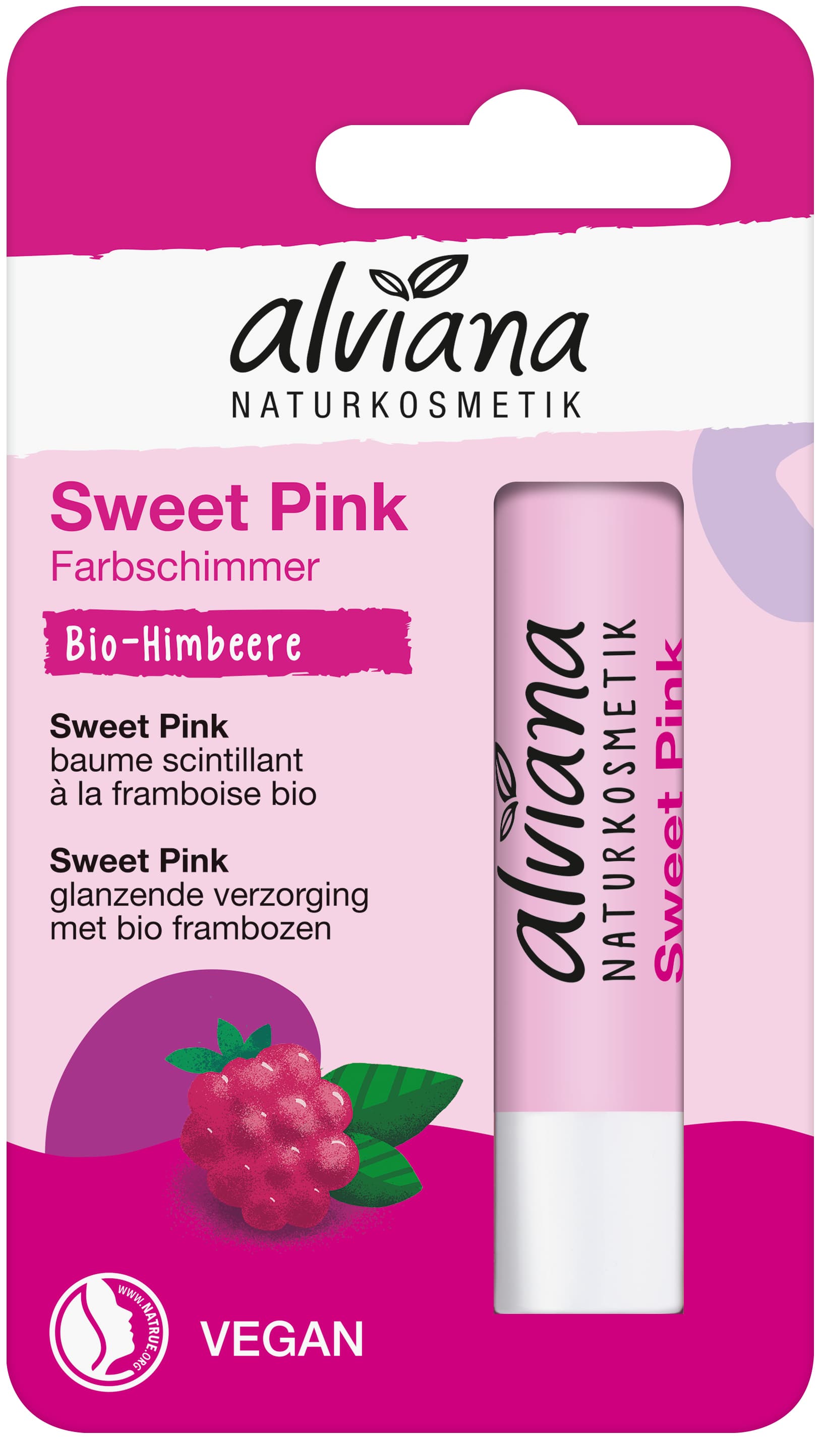 alviana Lippenpflegestift Sweet Pink