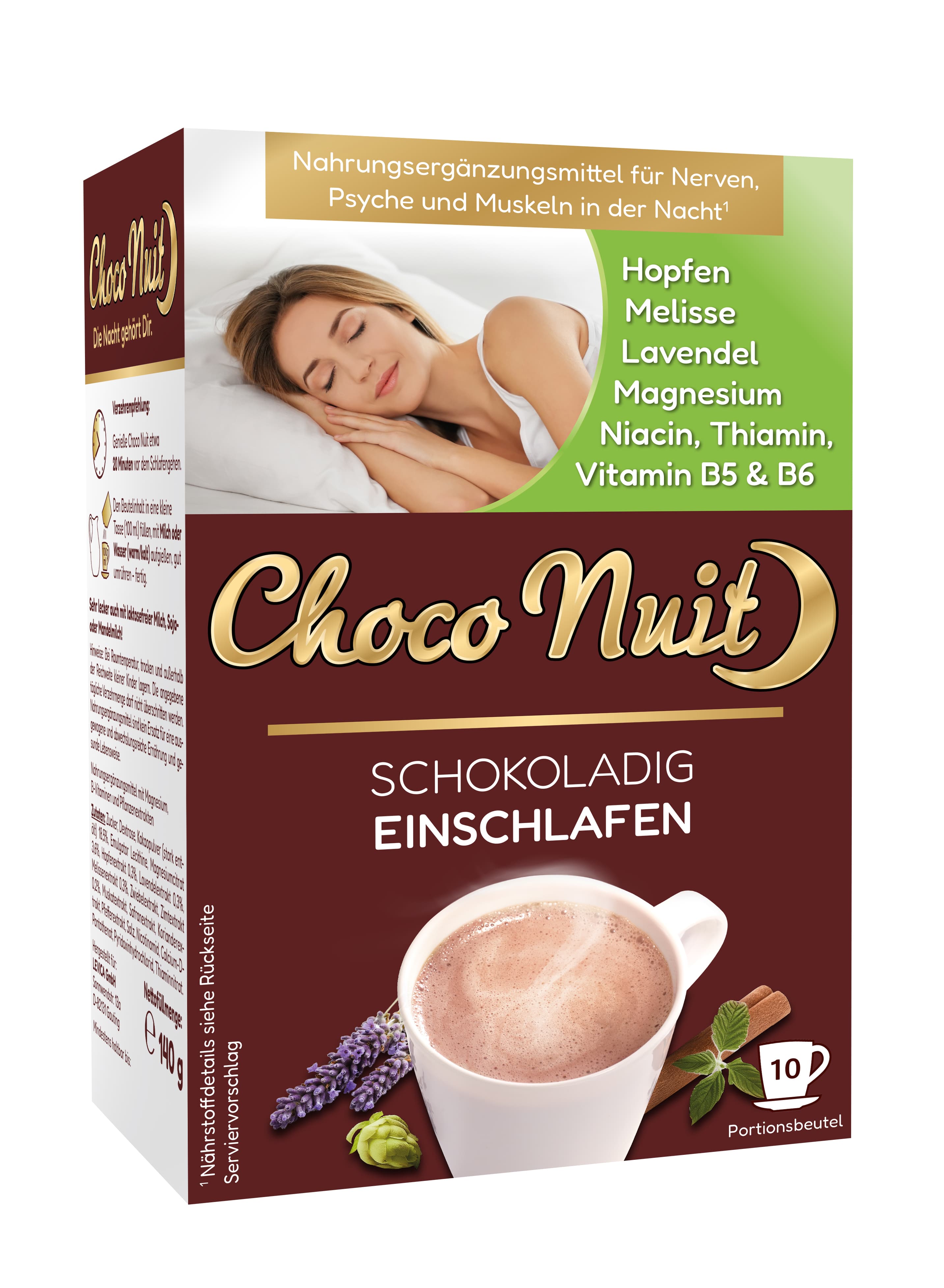 Choco Nuit Drink Schokogetränk für eine gute Nacht