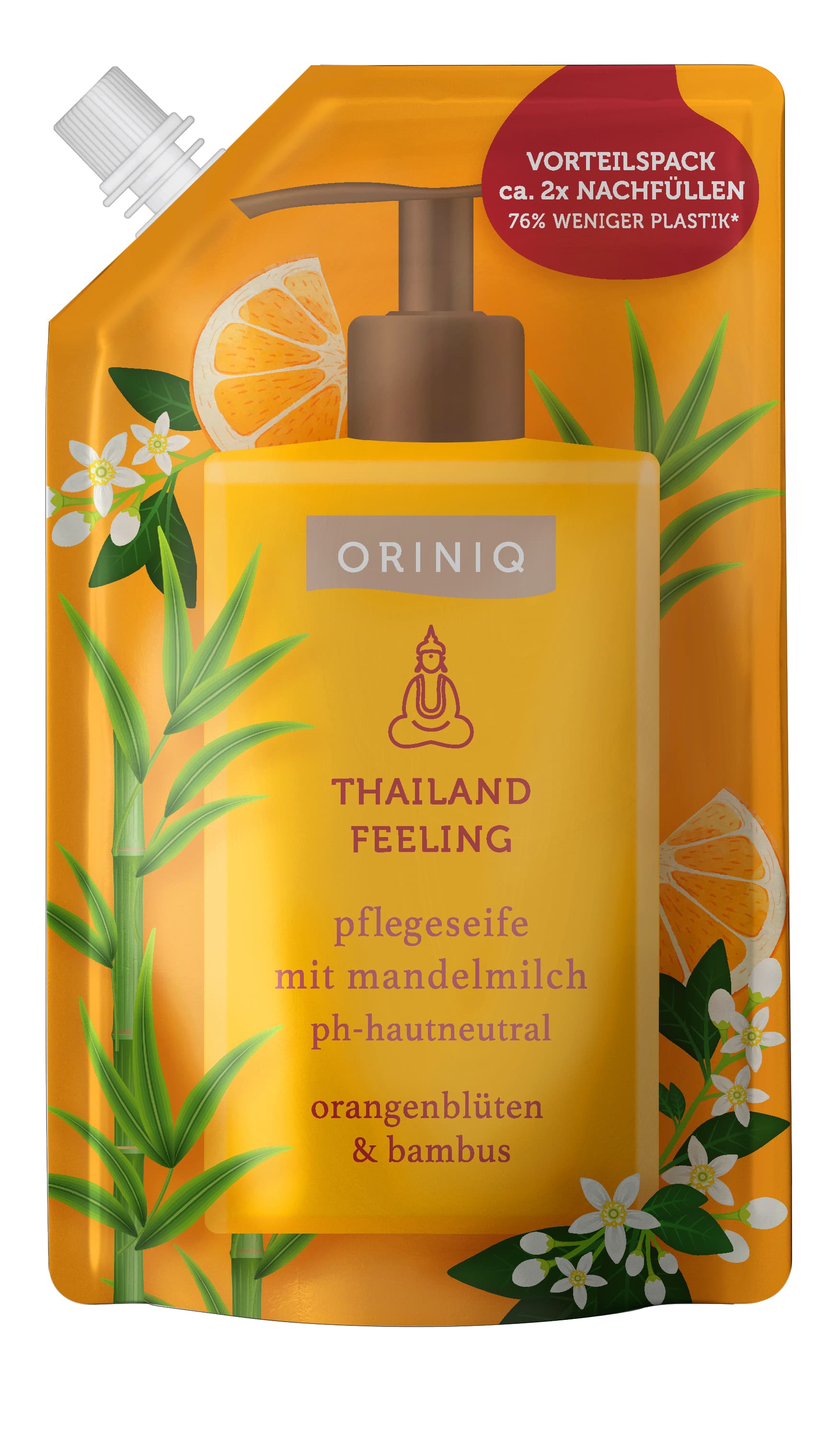 ORINIQ Thailand Feeling Pflegeseife Nachfüllung