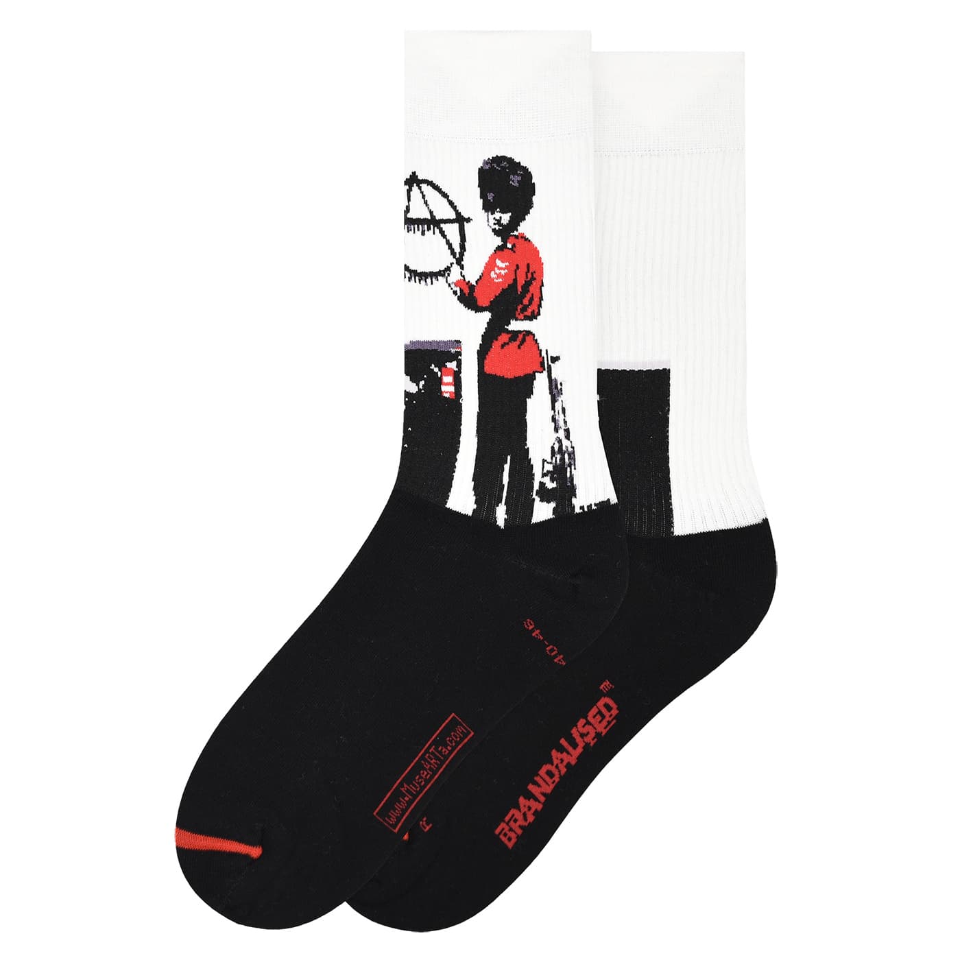 MuseARTa Unisex Socken The world's most famous Graffiti - Anarchist Soldier