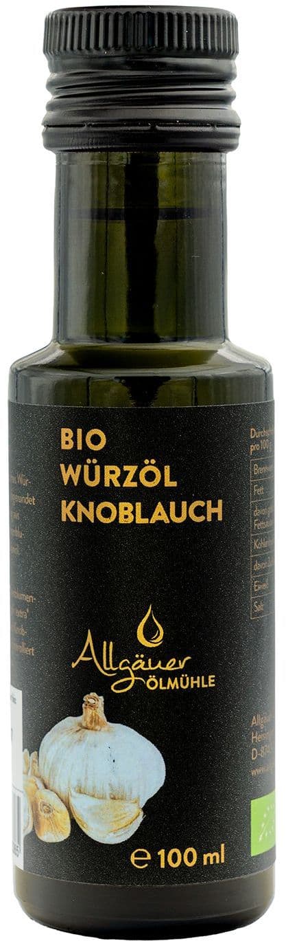 Allgäuer Ölmühle Bio Würzöl Knoblauch