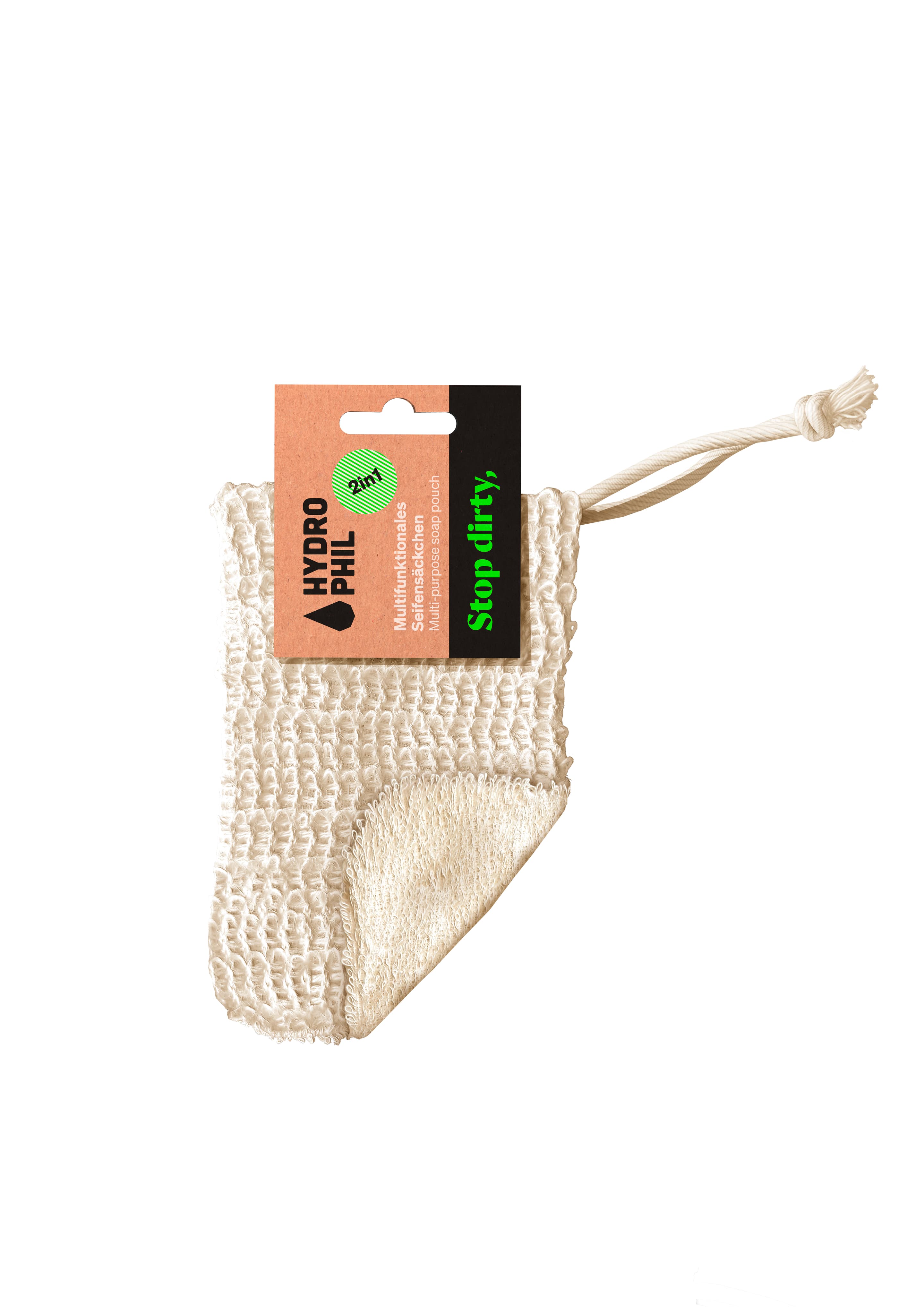 HYDROPHIL Seifensäckchen  aus Sisal und Baumwolle