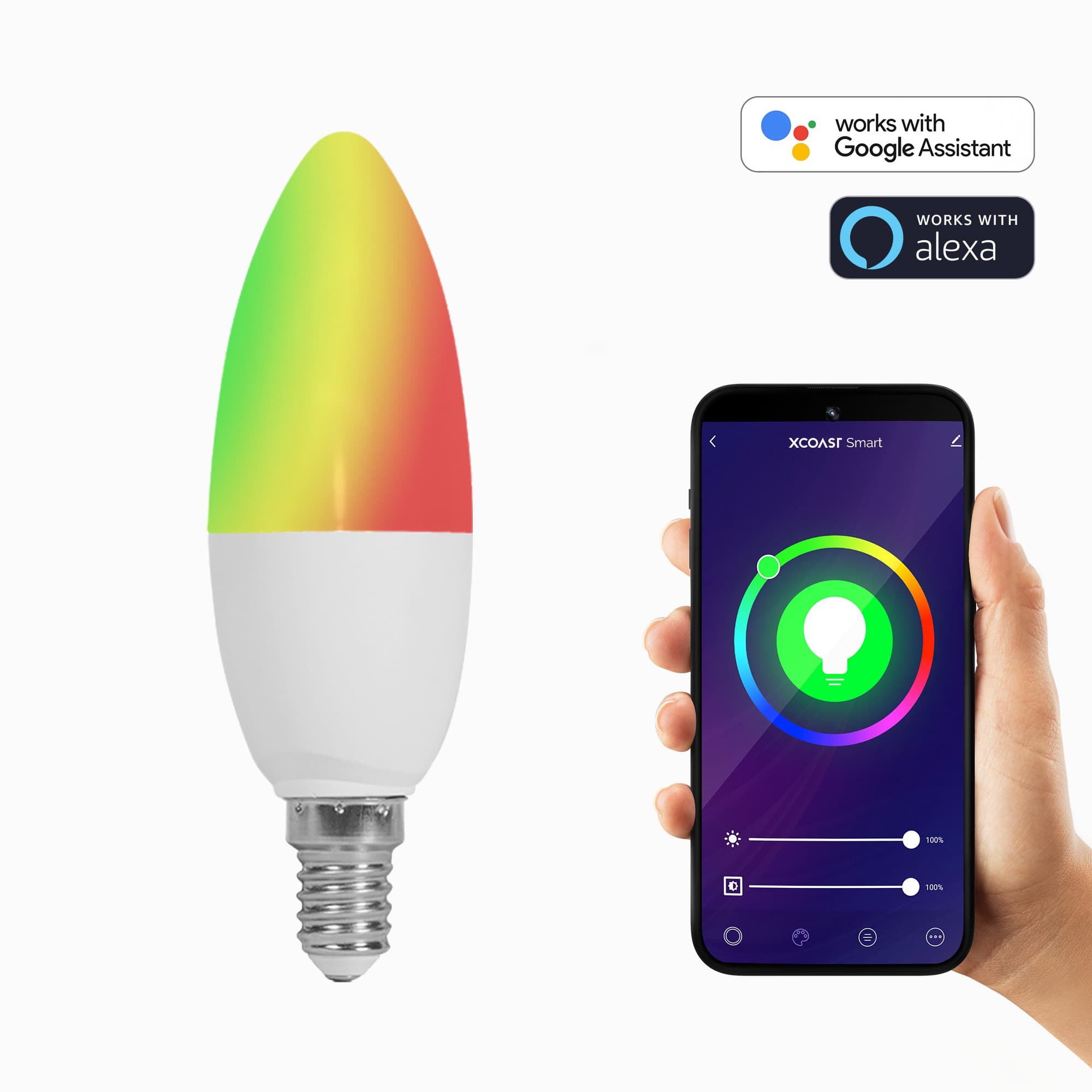 Müller E14 LED Lampe 2er Smart/WLAN