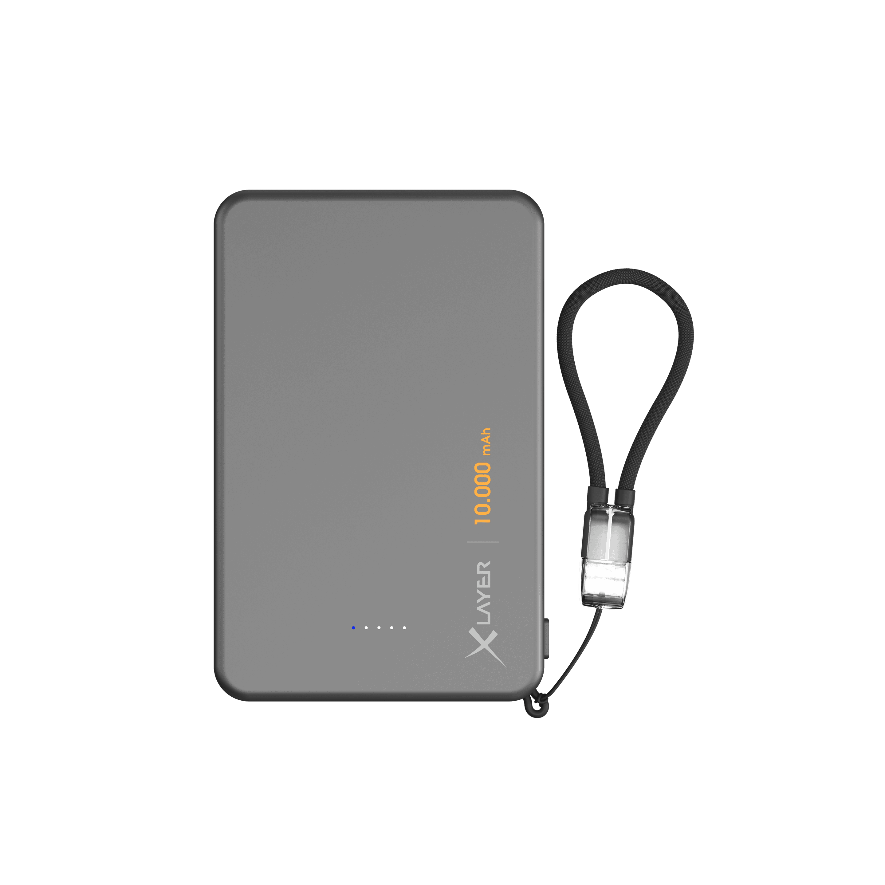 Zusatzakku XLayer MagFix Pro Powerbank Ultra Slim 10.000 mAh schwarz