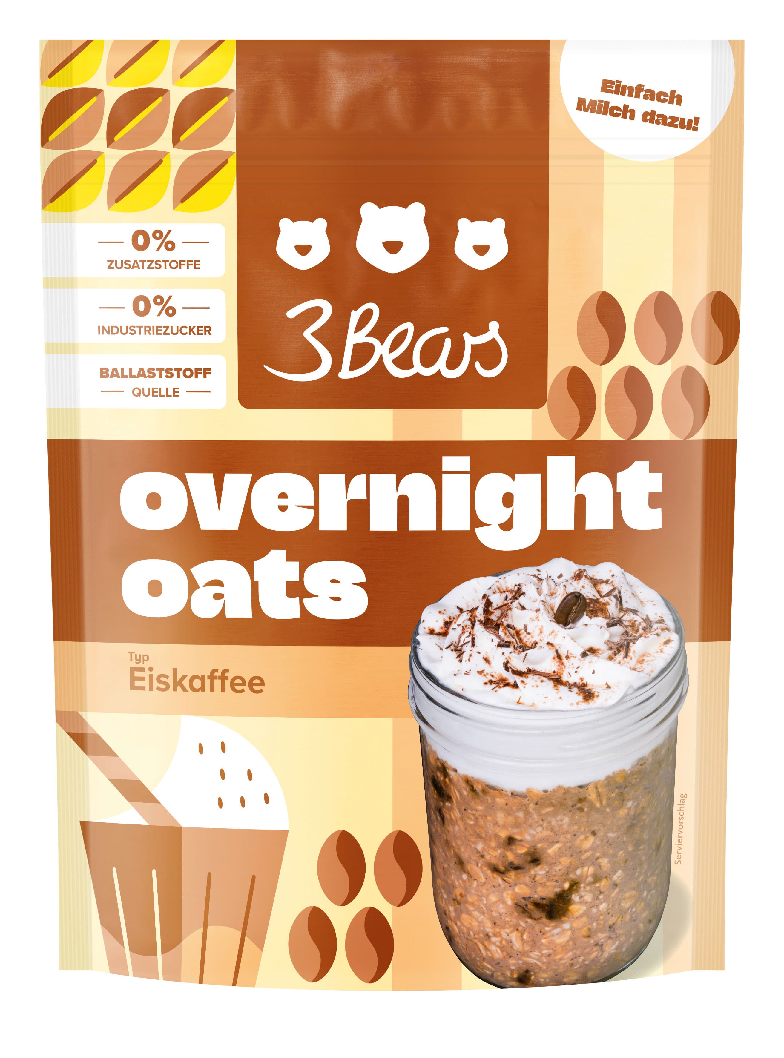 3Bears Overnight Oats Eiskaffee 