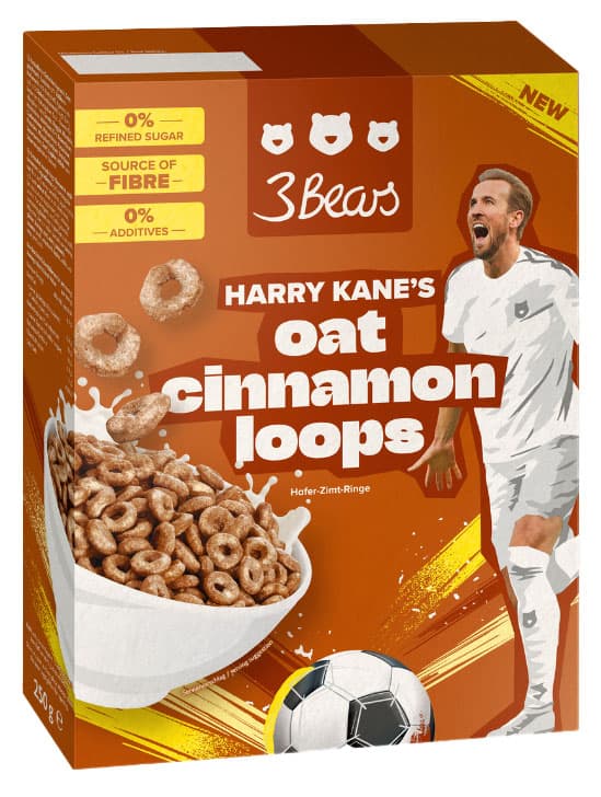 3Bears x Harry Kane's Oat Cinnamon Loops
