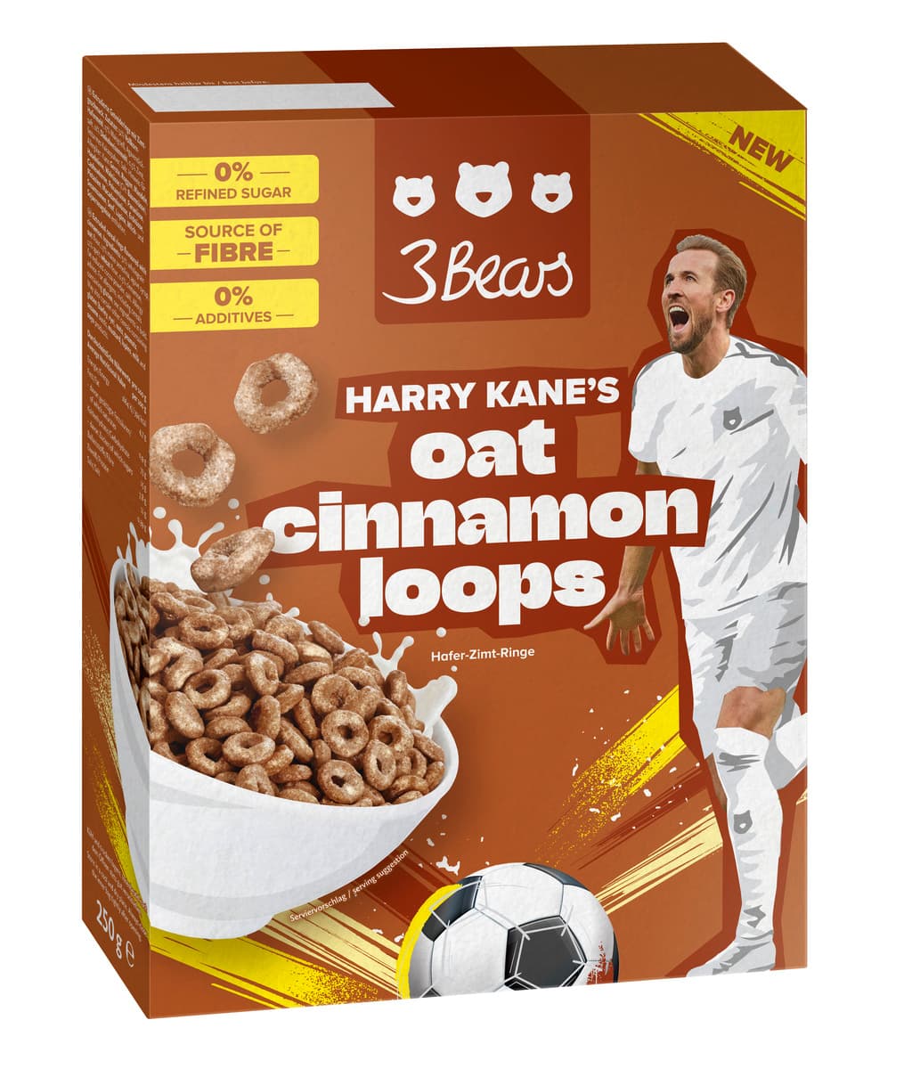 3Bears x Harry Kane's Oat Cinnamon Loops