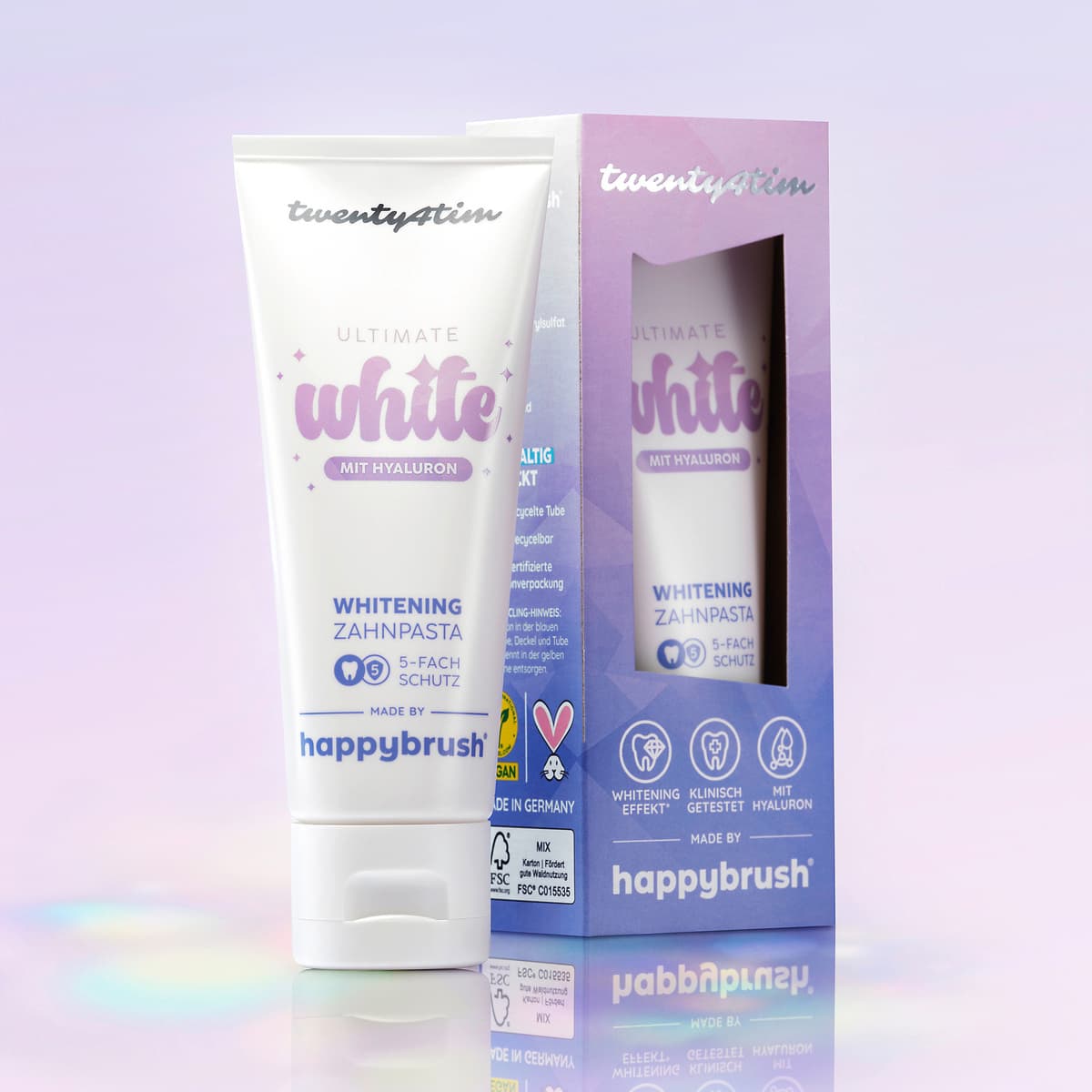 Produktbild happybrush Zahnpasta Twenty4Tim White  2 von 4