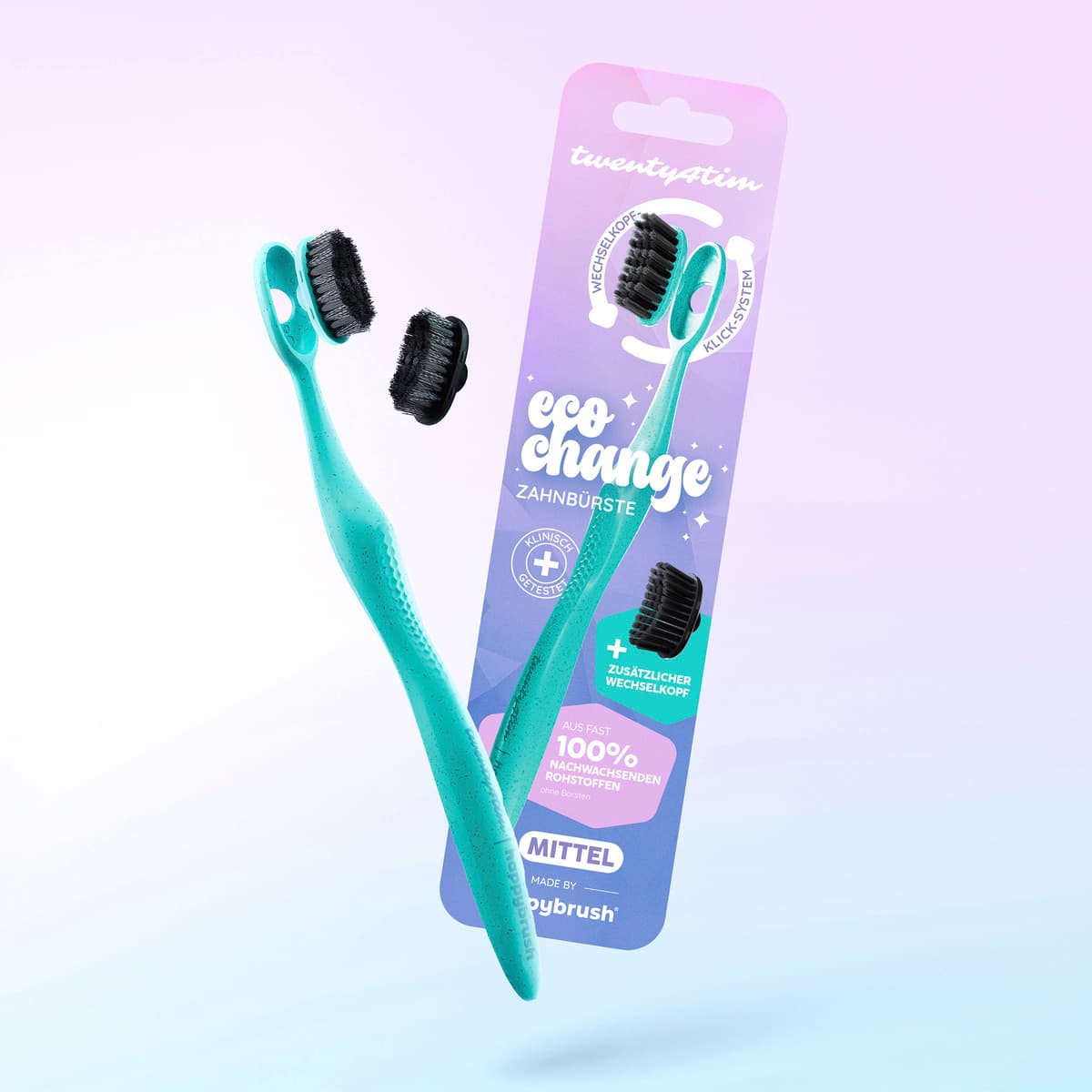 Produktbild happybrush EcoChange Zahnbürste Twenty4Tim 6 von 10
