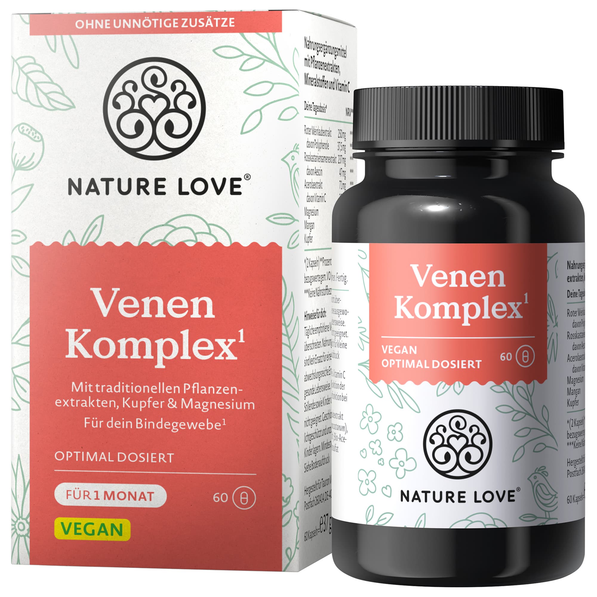 NATURE LOVE Venen Komplex Kapseln