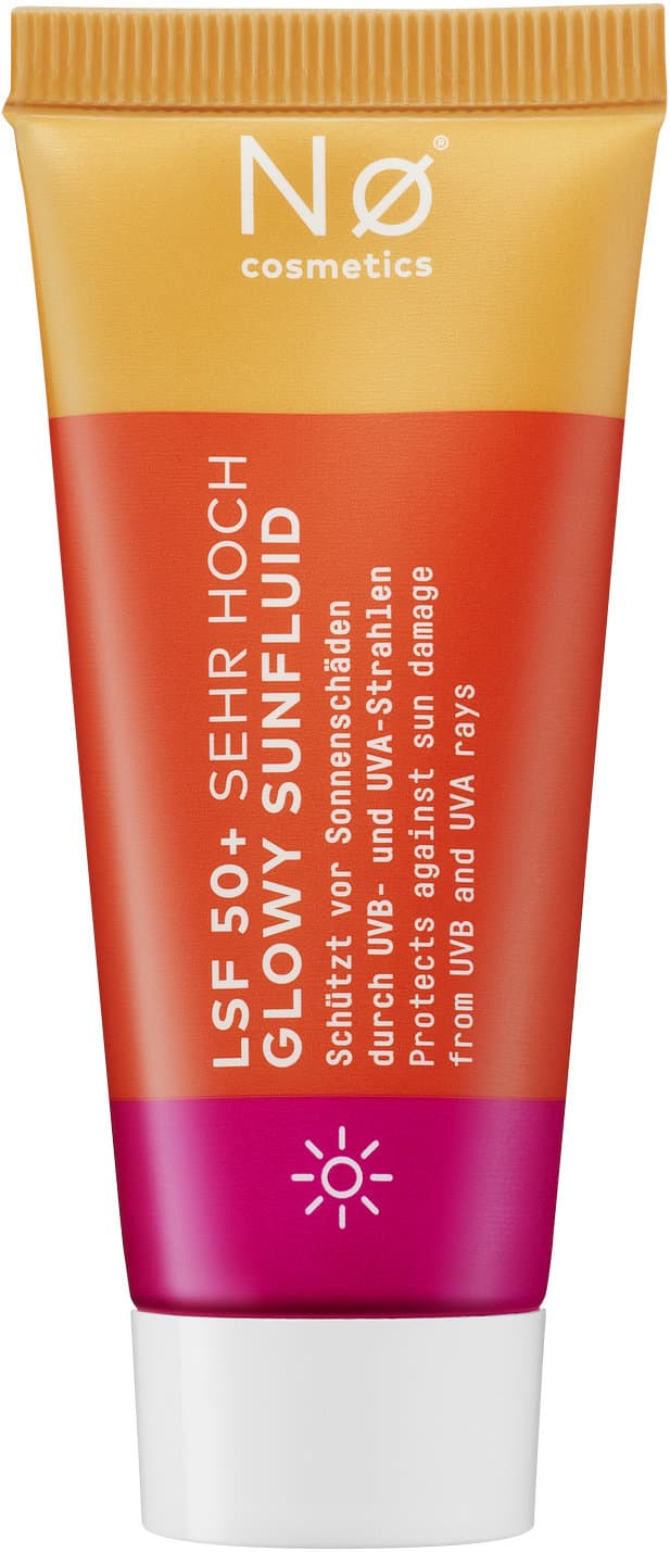 Nø Cosmetics Nø safe tøday Glowy Sunfluid LSF 50+