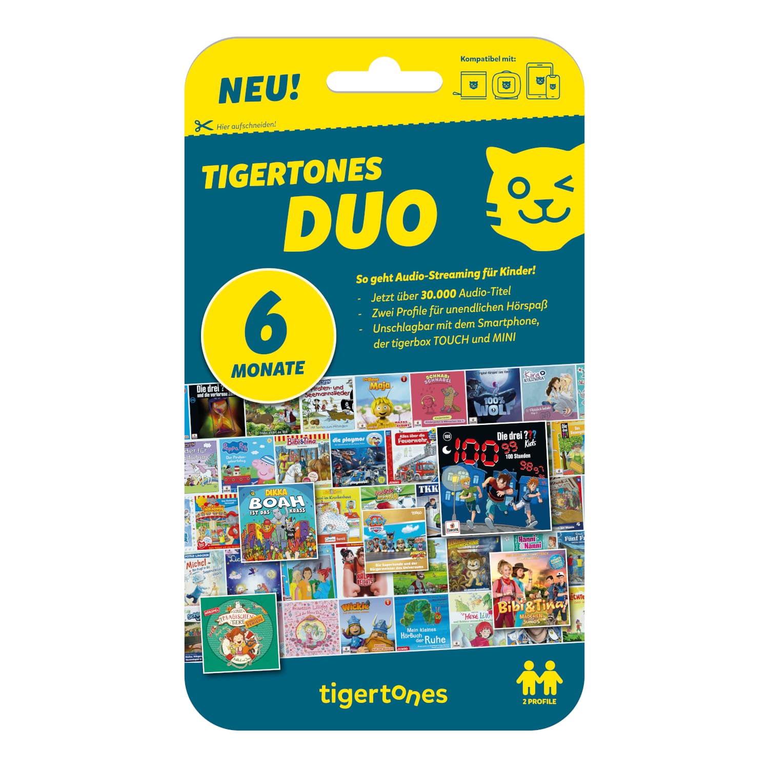 Tigertones Duo Ticket - 6 Monate