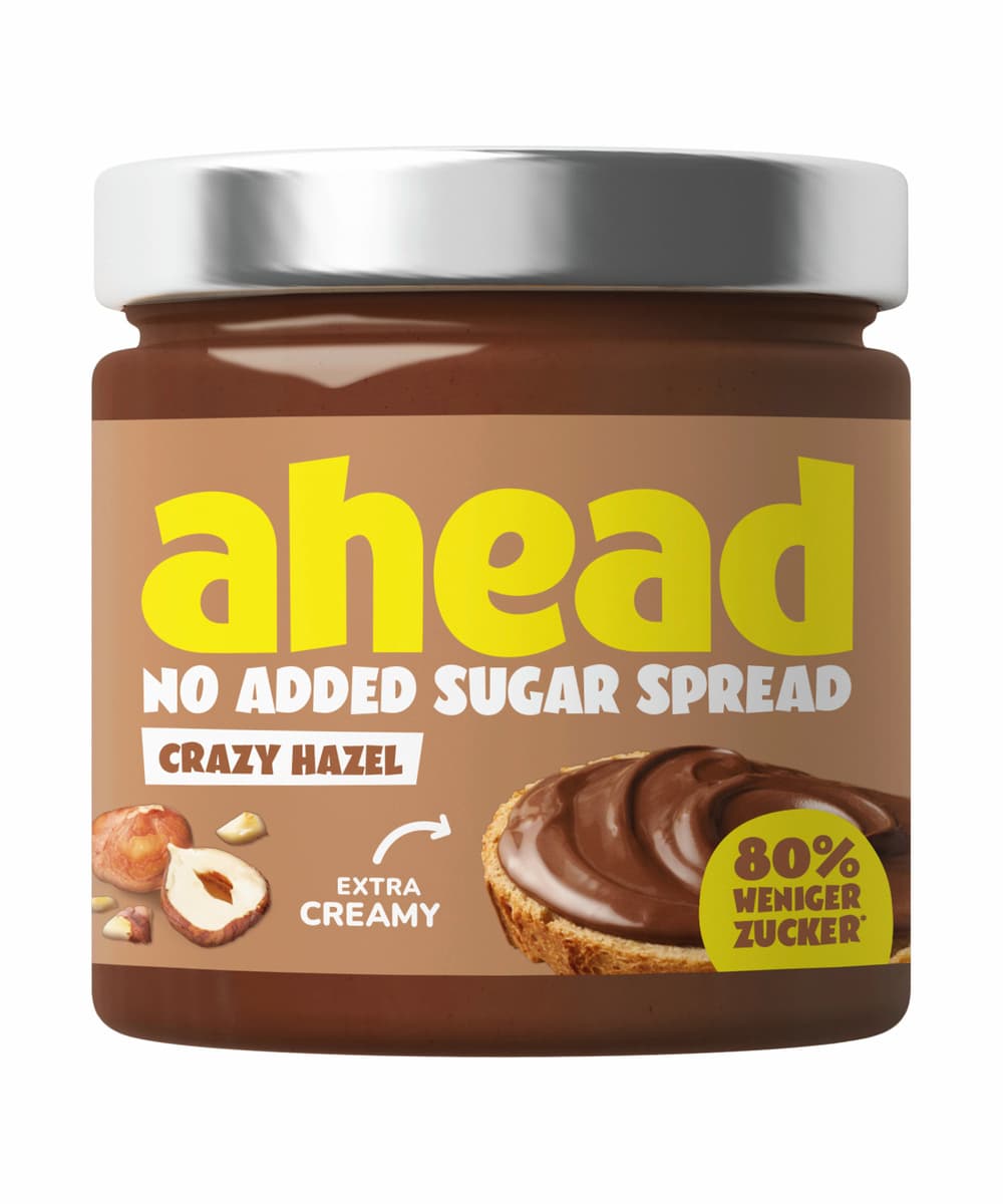 AHEAD Crazy Hazel Cream mit weniger Zucker