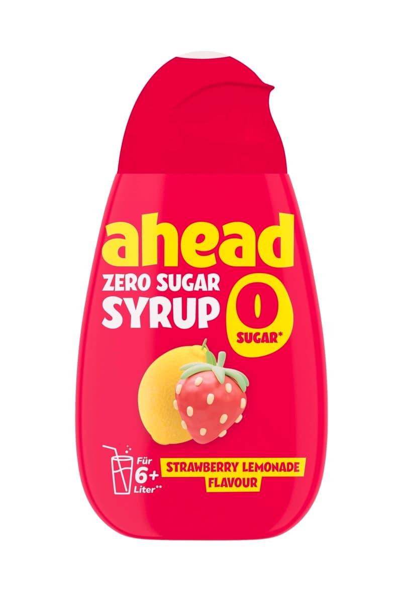 Ahead Strawberry Lemonade Zero Sugar Sirup 