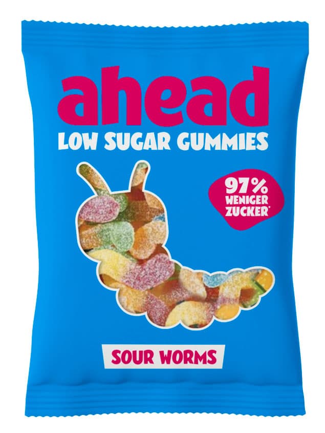 Ahead Low Sugar Gummies Sour Worms