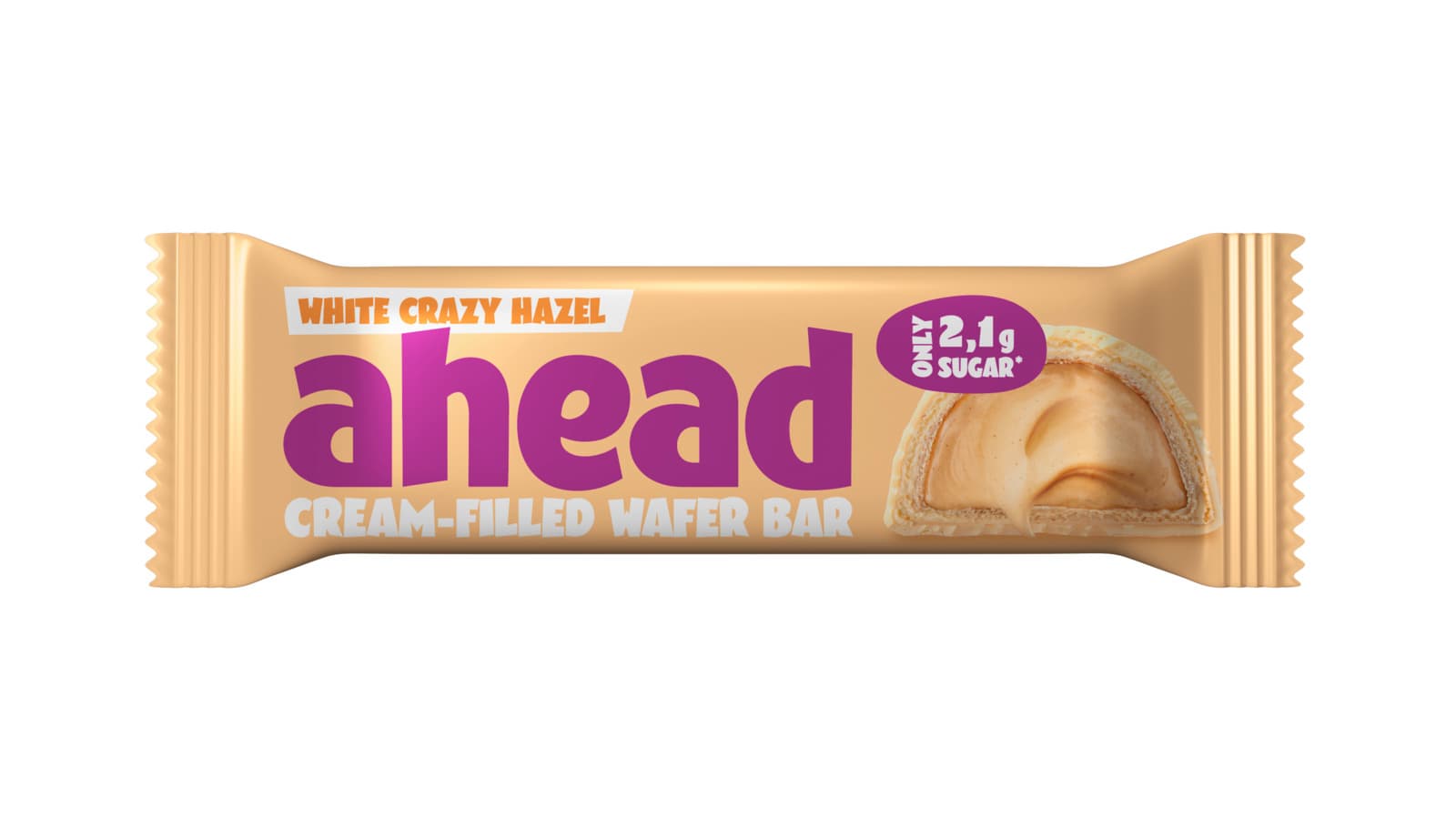 Ahead White Crazy Hazel Wafer Bar