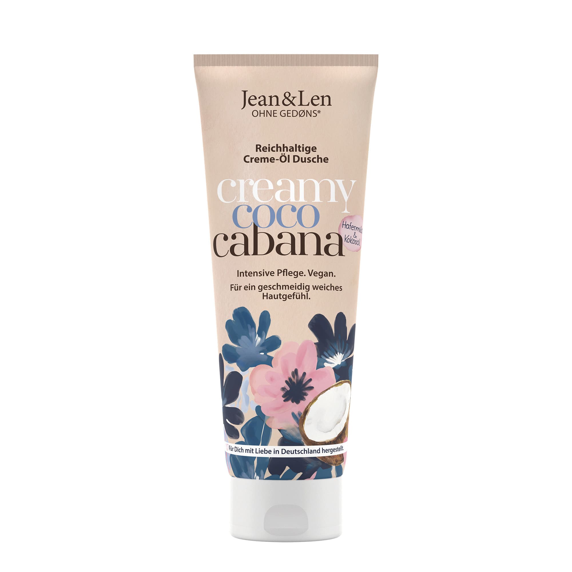 Jean&Len Creme-Öl Dusche Intensive Bio-Hafermilch & Kokosöl