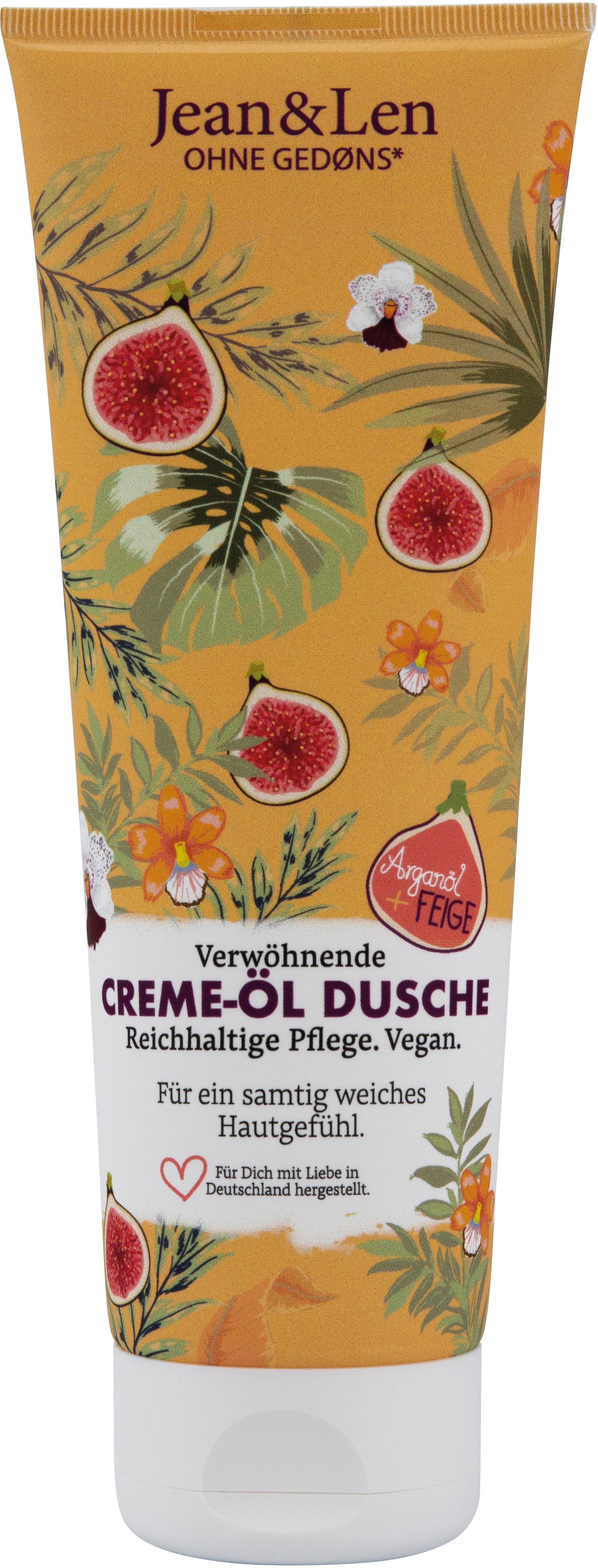 Jean&Len Verwöhnende Creme-Öl Dusche Arganöl/Feige