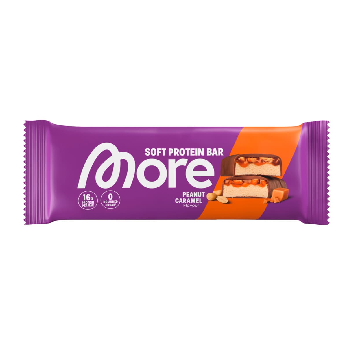 More Proteinriegel Soft Bars Peanut Caramel