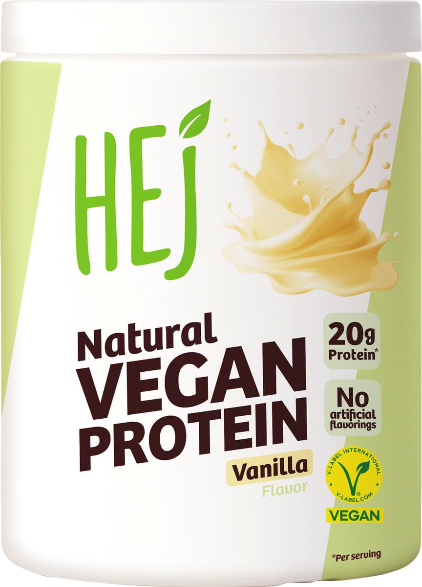 HEJ Natural Whey Vegan Protein Vanilla Flavor