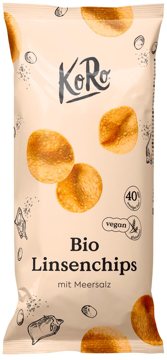 KoRo Bio Linsenchips Meersalz