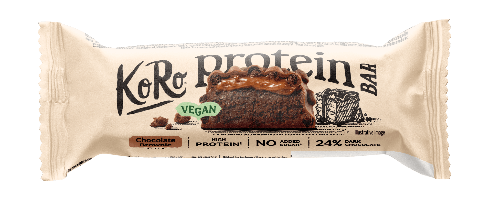 KoRo Proteinriegel Schokolade & Brownie