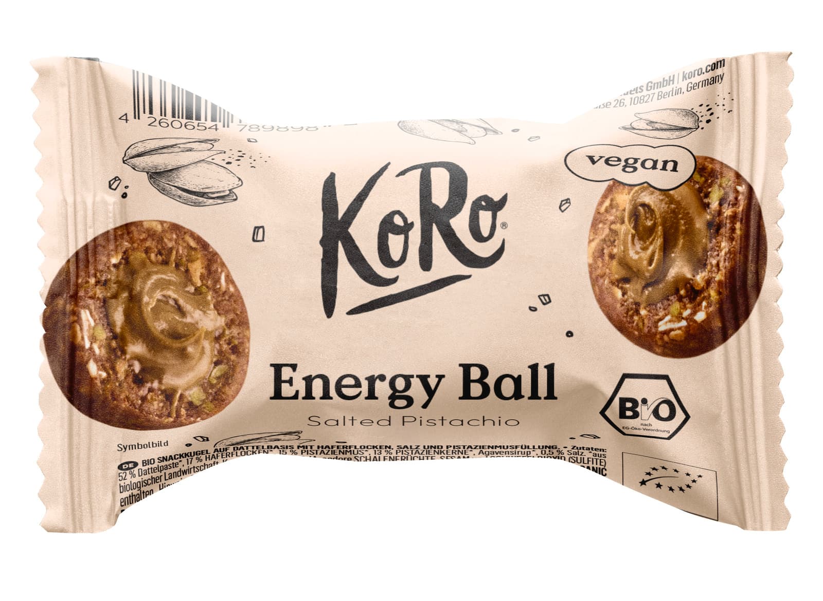 KoRo Bio Energy Ball Hafer & Pistazie