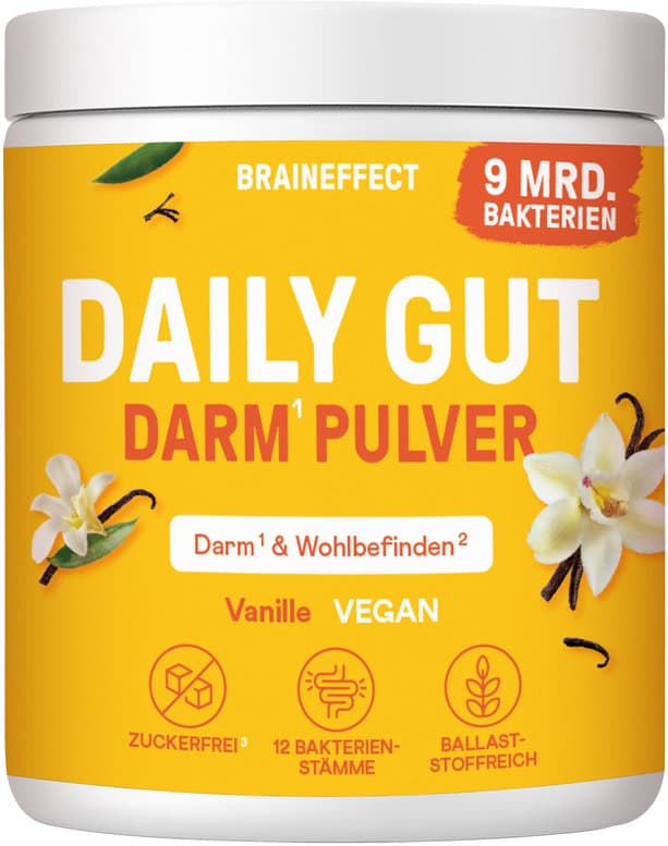 BRAINEFFECT Daily Gut Darm Pulver Vanille