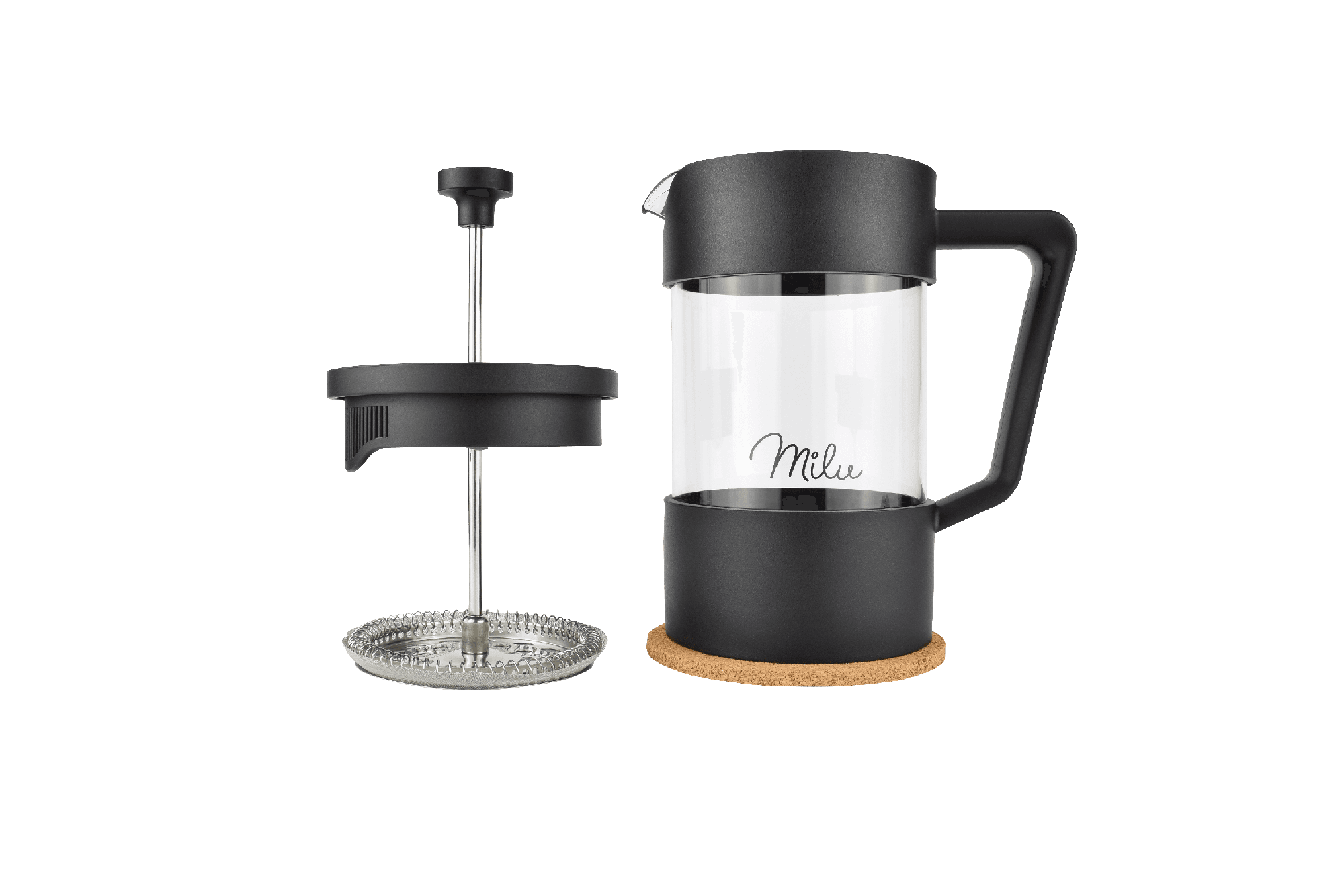 Milu French Press Set 600ml 