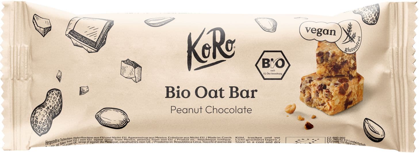 KoRo Bio Oat Bar Peanut Chocolate