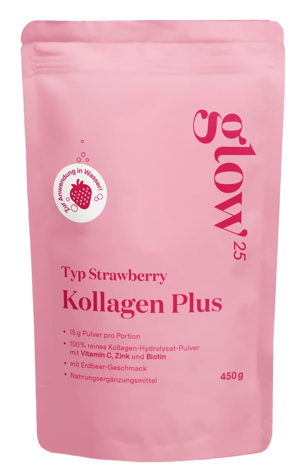 Glow25 Kollagen Plus Typ Strawberry