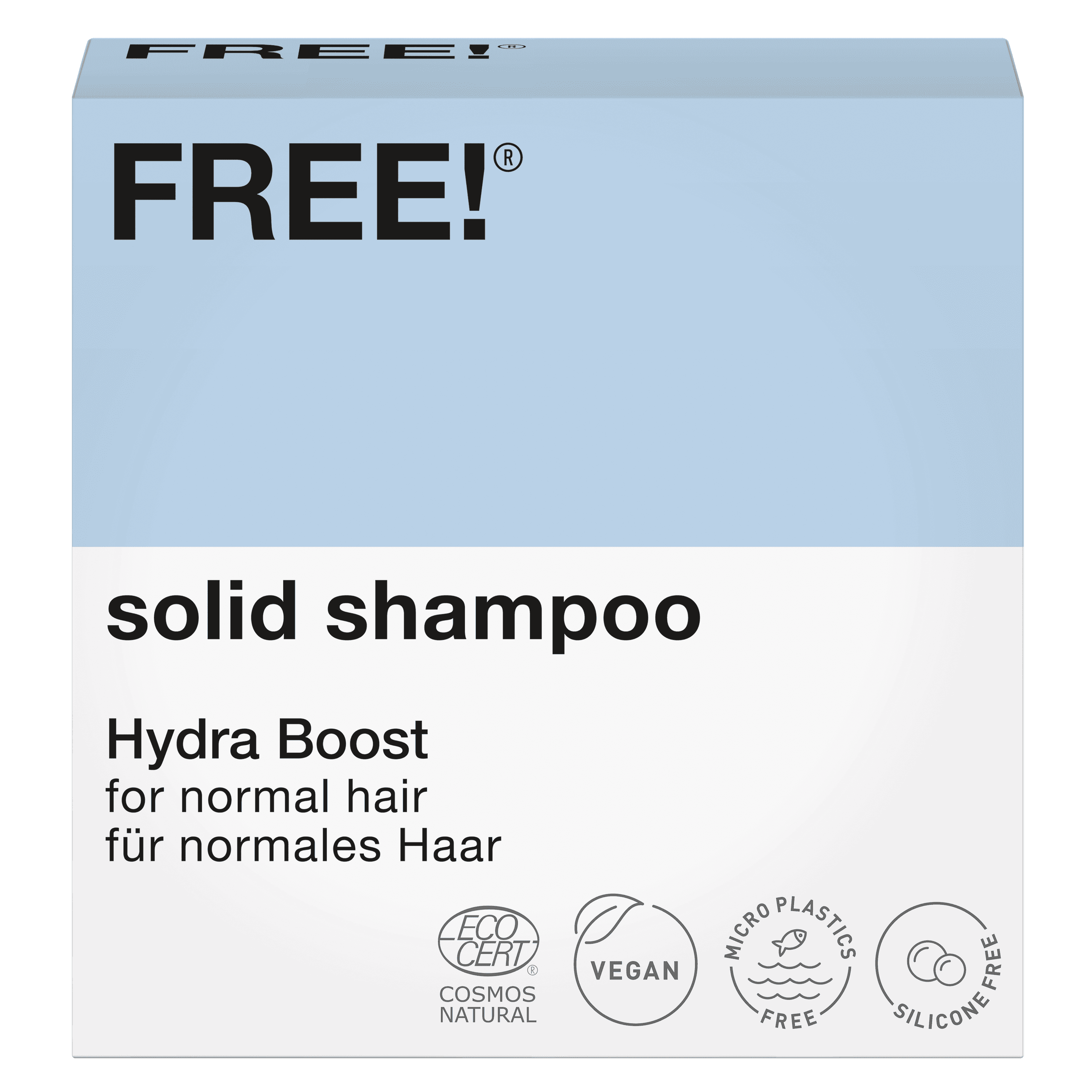 FREE!® solid shampoo Hydra Boost