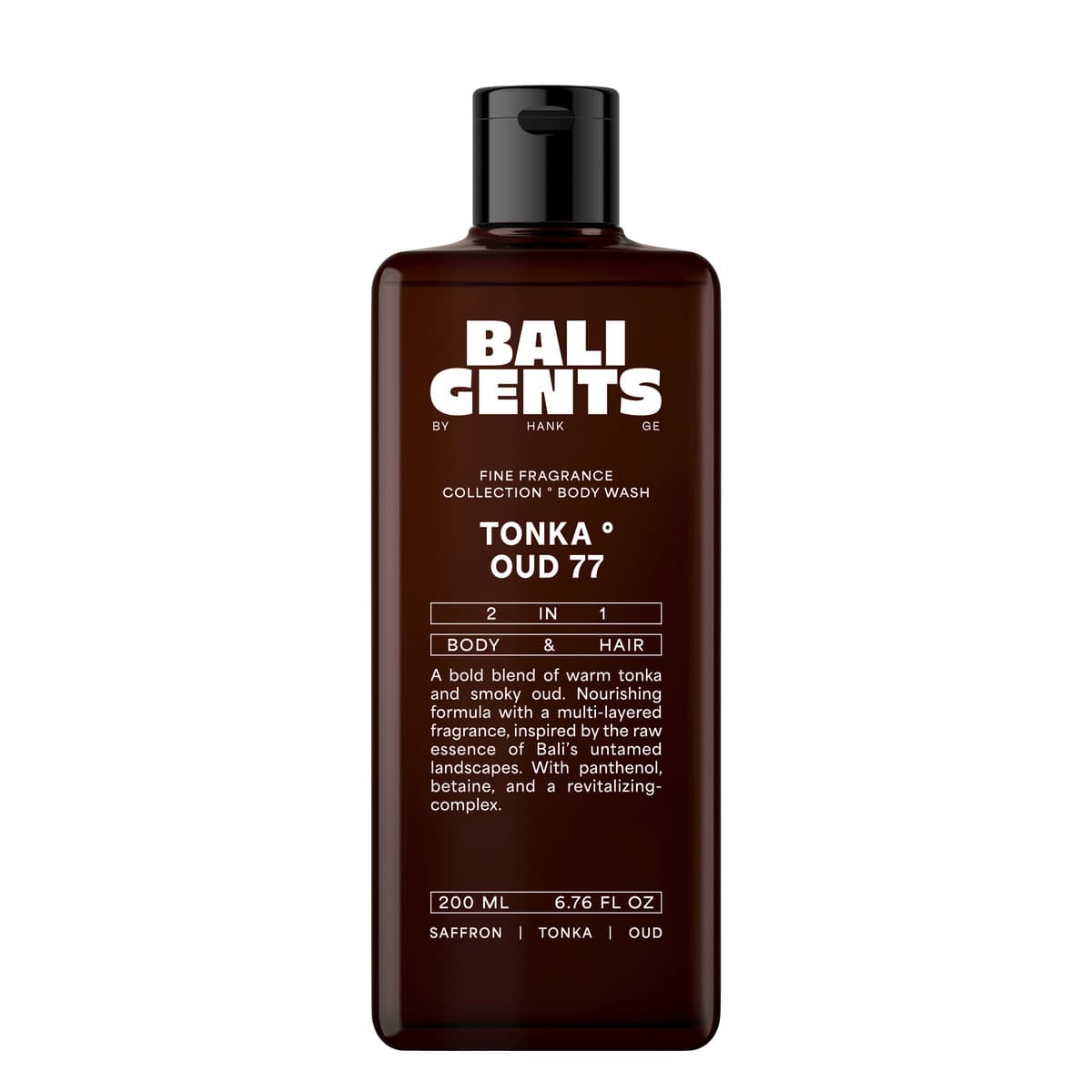 Bali Gents Bodywash Tonka Oud 77
