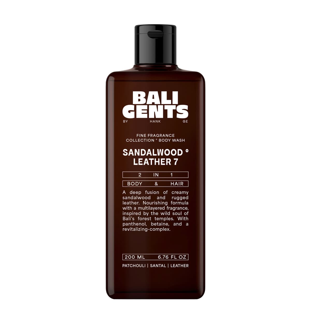 Bali Gents Bodywash Sandalwood Leather 7 