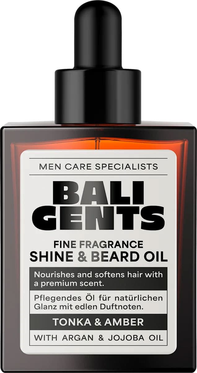Bali Gents Shine Bartöl Tonka & Amber