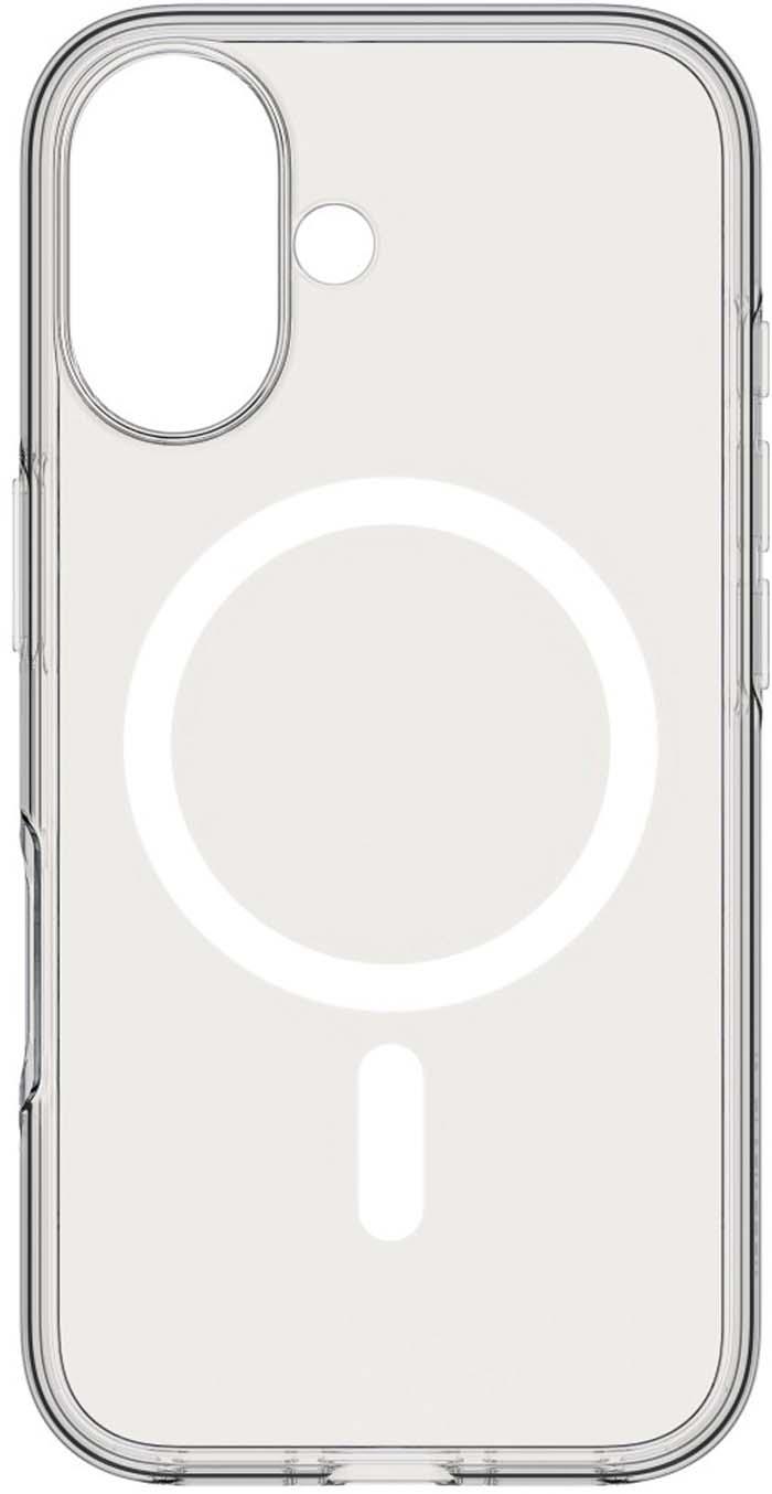 BLACK ROCK Cover "Mag Clear Case" für Apple iPhone 16, Transparent