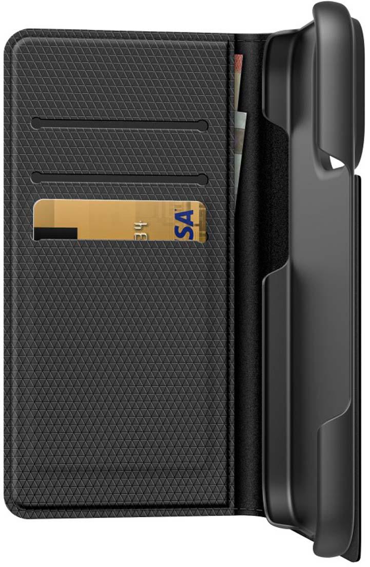 Produktbild BLACK ROCK Booklet "The Classic" für Apple iPhone 16 Pro, Schwarz 2 von 2