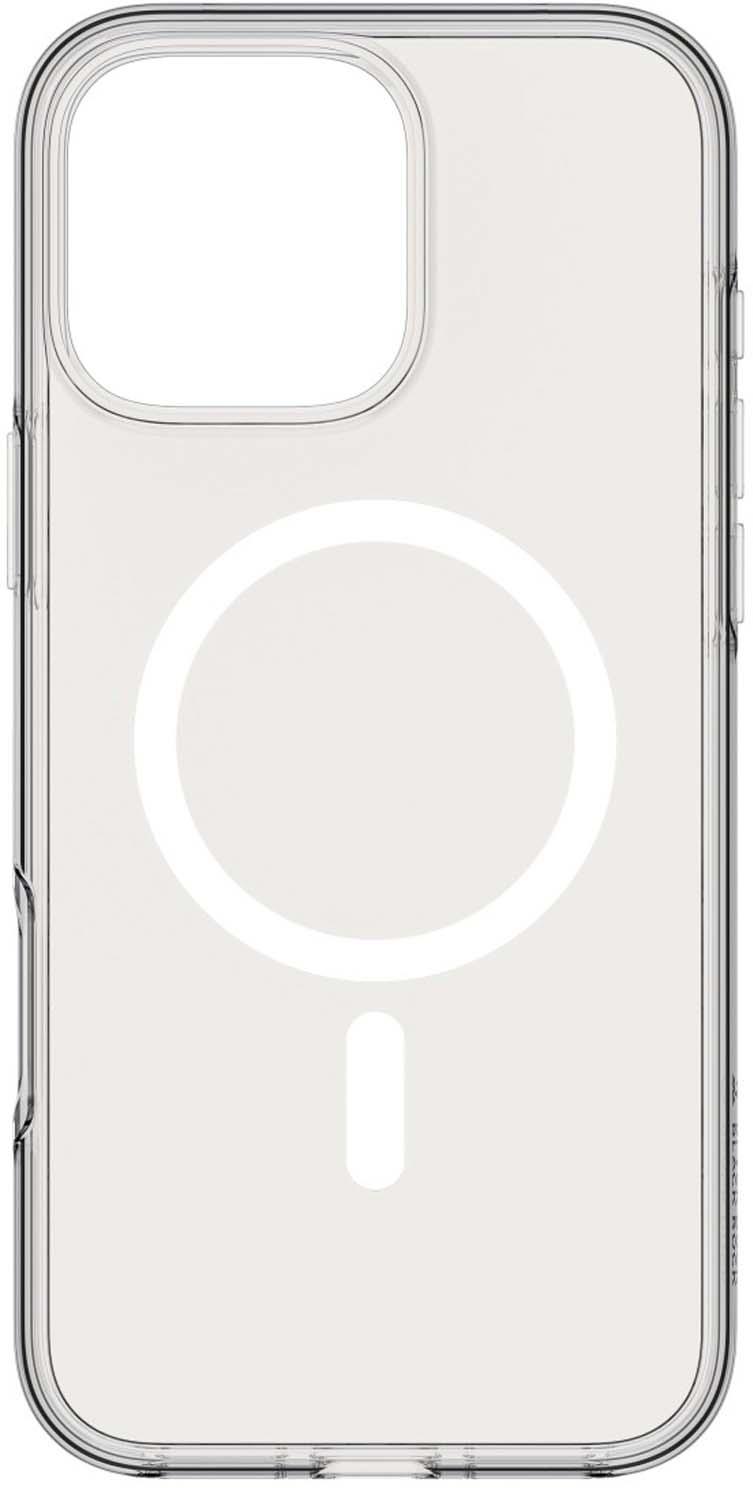 BLACK ROCK Cover "Mag Clear Case" für Apple iPhone 16 Pro Max, Transparent