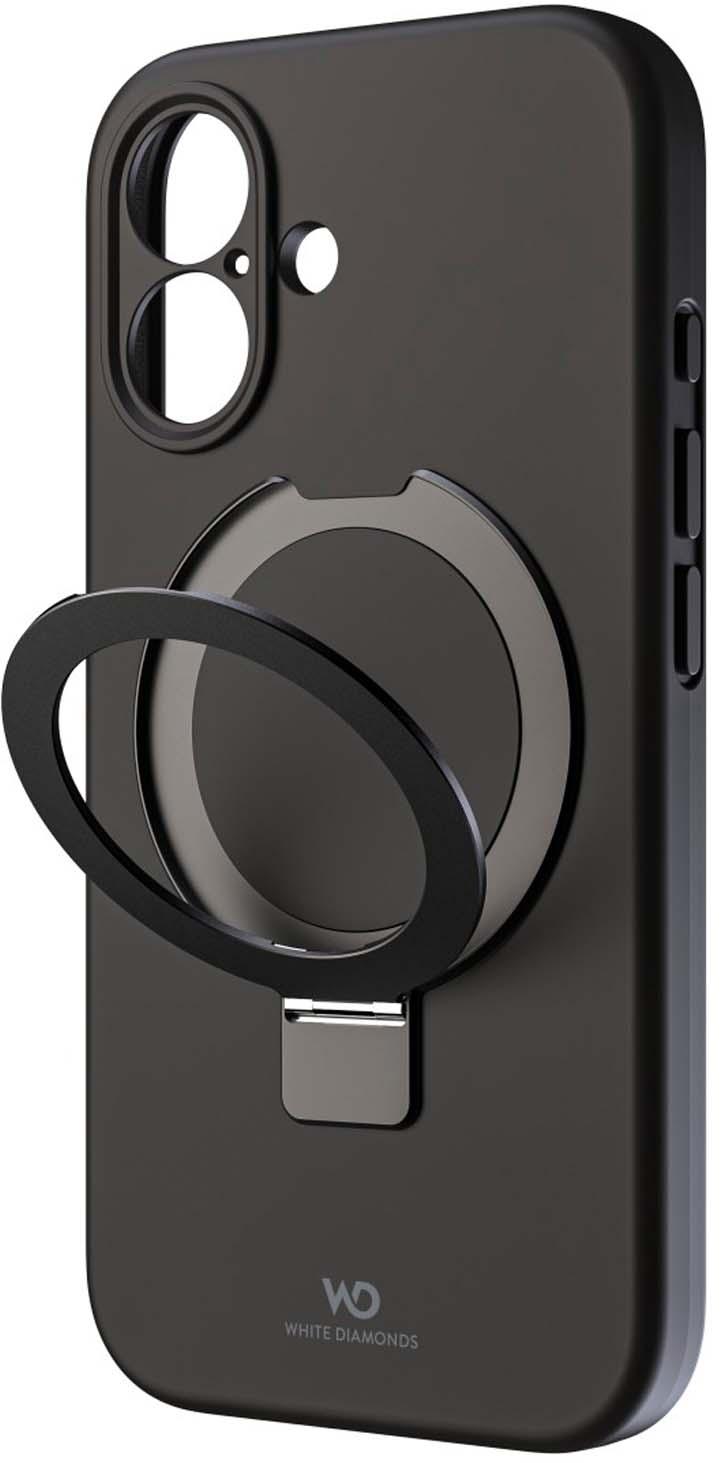 Produktbild WHITE DIAMONDS Cover "Mag Urban Stand Case" für Apple iPhone 16, Schwarz 2 von 2