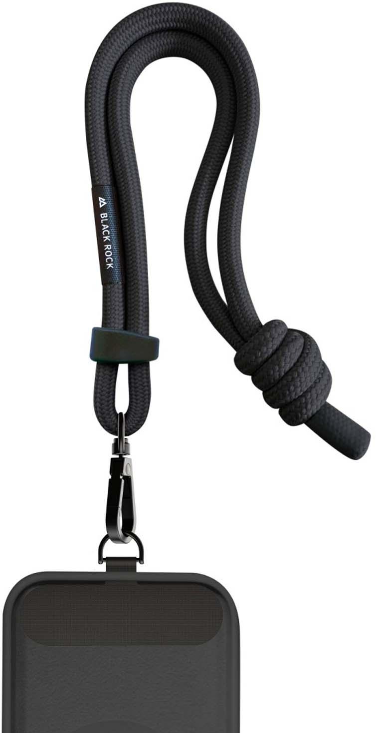 WHITE DIAMONDS "Universal Wrist Band Lanyard" für Smartphones, Schwarz