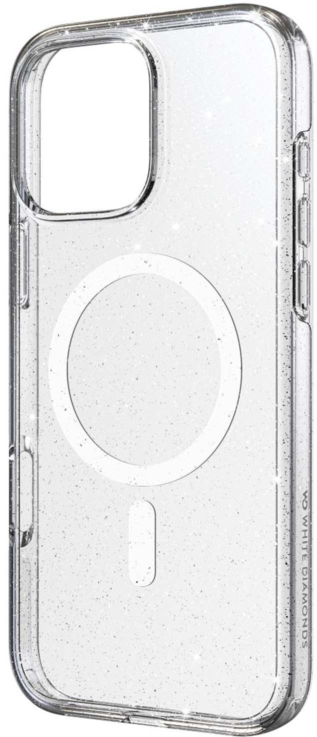 Produktbild WHITE DIAMONDS Cover "Mag Glitter Case" für Apple iPhone 16 Pro Max, Transparent 2 von 2