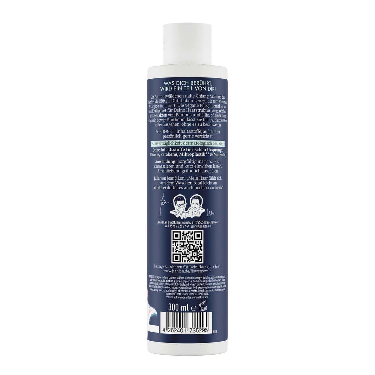 Produktbild Jean&Len Volumen Shampoo Bambus/Lilie 2 von 2