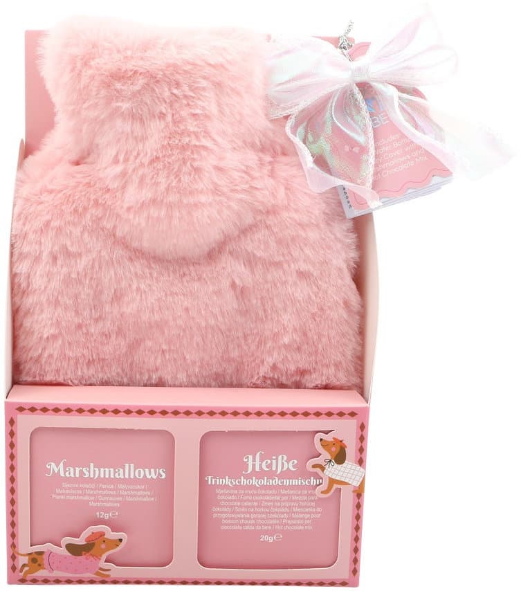 DOLCE VITA GIFTS Wärmeflasche & Trinkschokoladenmischung Geschenkpackung