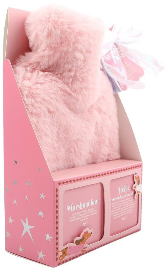 DOLCE VITA GIFTS Wärmeflasche & Trinkschokoladenmischung Geschenkpackung