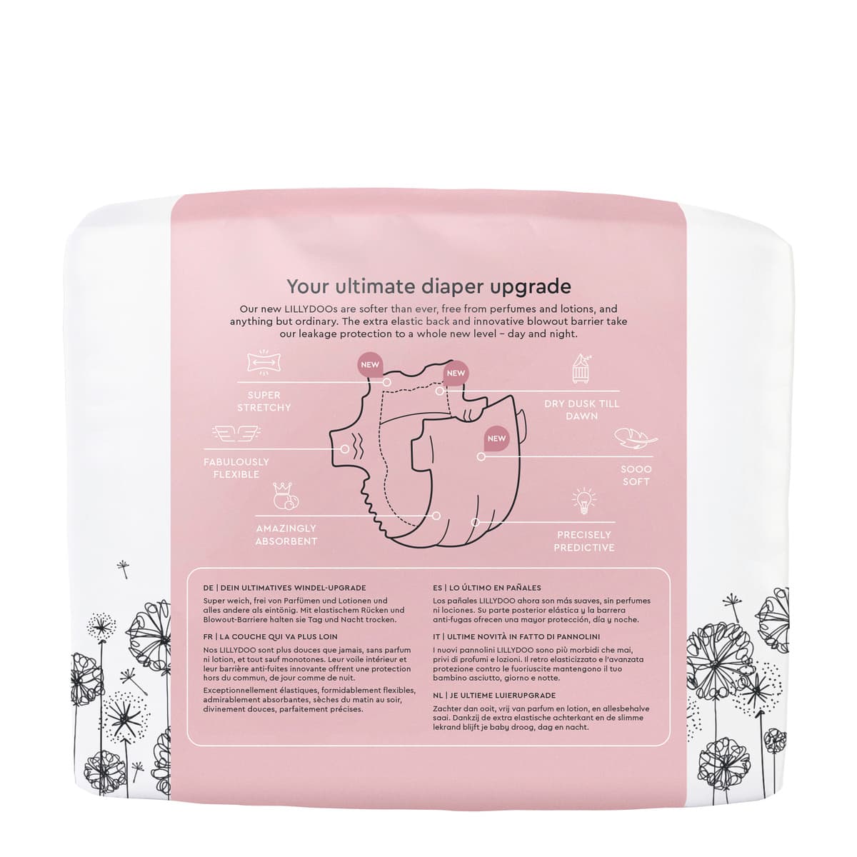 Produktbild LILLYDOO Windeln Größe 1, 2-5 kg 2 von 8