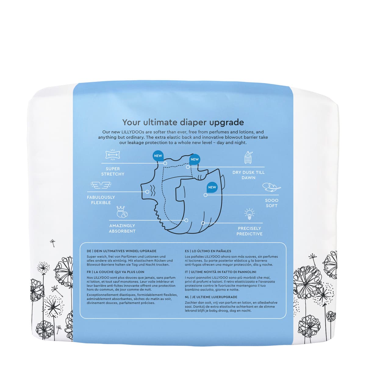Produktbild LILLYDOO Windeln Größe 2, 4-8 kg 2 von 8