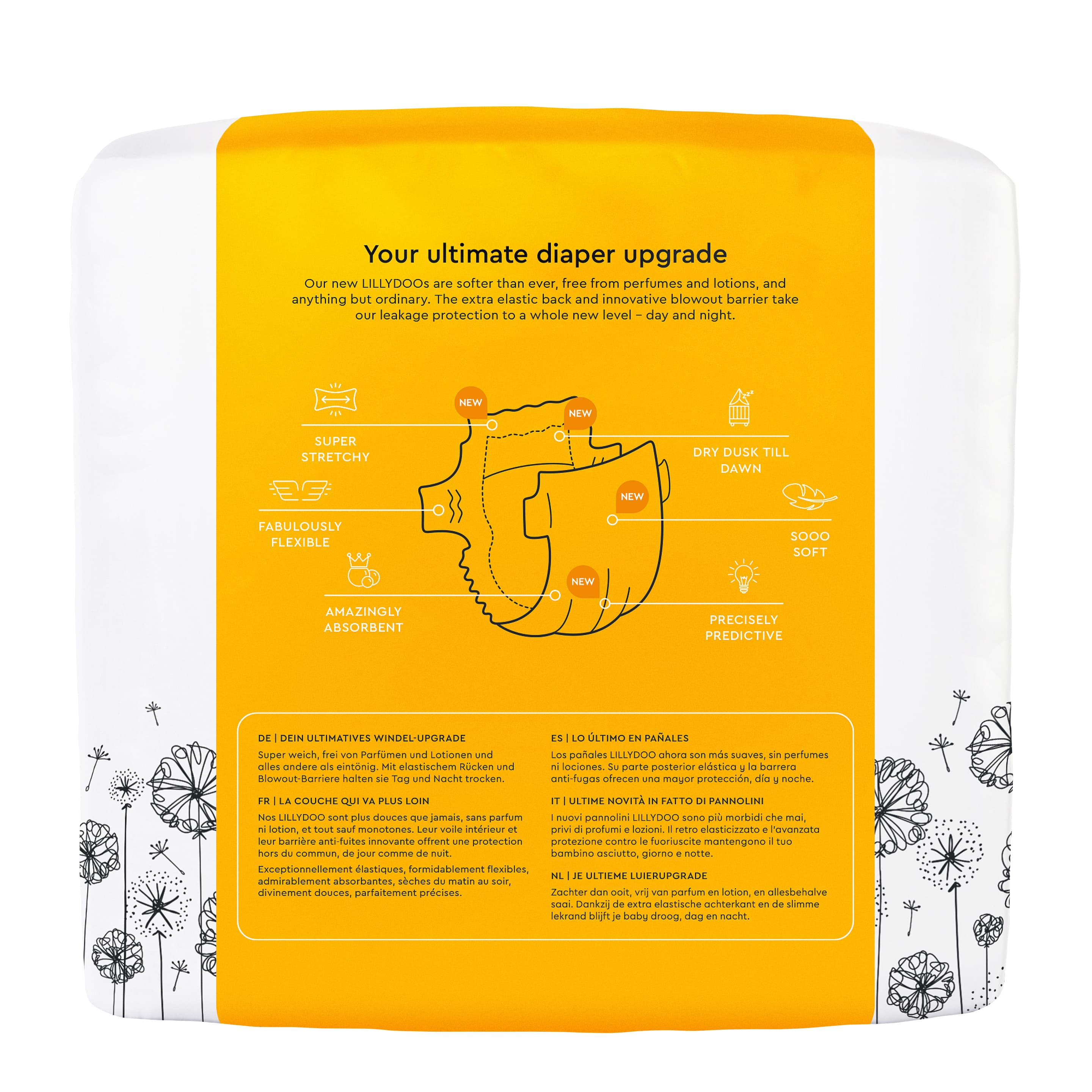Produktbild LILLYDOO Hautfreundliche Windeln Monatsbox, Größe 5 (11-16kg) 2 von 8