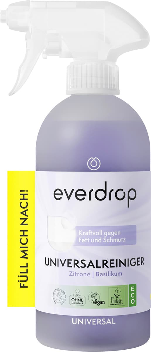 everdrop Universalreiniger Zitrone Basilikum
