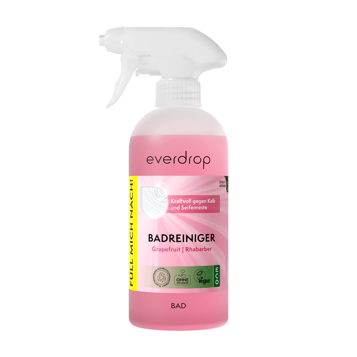 everdrop Badreiniger Grapefruit Rhabarber