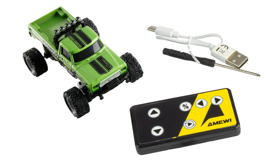 Produktbild Amewi RC-Monstertruck Die Cast 1:64 RTR grün 7 von 7